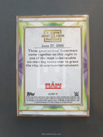 2020 Topps WWE Transcendent John Cena Tribute Trading Card JCRP-9 Back