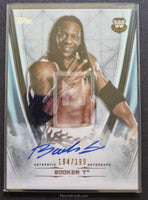 2020 Topps WWE Wrestling Undisputed Booker T A-BT Autograph Card Front