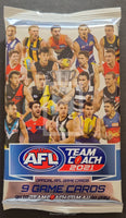 2021 AFL Team Coach Trading Card Pack Front
