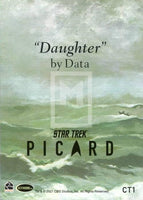 2021 Star Trek Picard Season 1 Case Topper CT1 Data Painting Daughter Trading Card Back