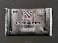 2021 Topps WWE Wrestling Undisputed Trading Card Pack Front