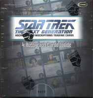 Star Trek The Next Generation Archives and Inscriptions Trading Card Box