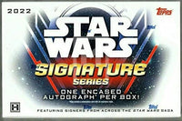 2022 Topps Star Wars Signature Series Trading Card Hobby Box