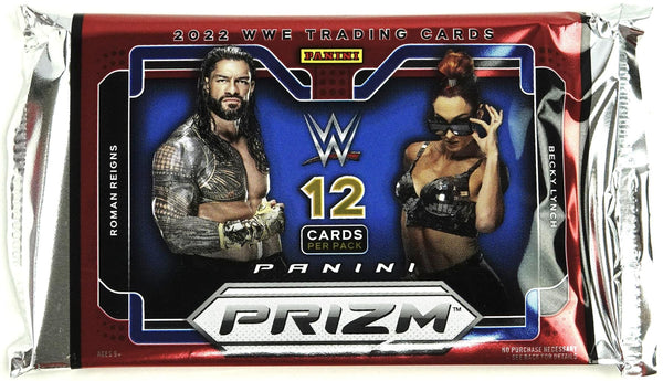 2022 Panini WWE Prizm Trading Card Pack Roman Reigns Becky Lynch