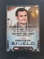 Agents of Shield Season 1 Belushi Bordered Autograph Trading Card Back