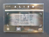 Alien Anthology Upper Deck Dog Tag Trading Card Cynthia Scott Back