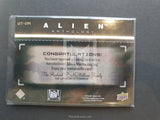 Alien Anthology Upper Deck Dog Tag Trading Card Yaphet Kotto Back