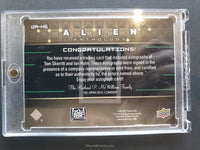 Alien Anthology Upper Deck Dual Autograph Trading Card Tom Skerritt and Ian Holm Back