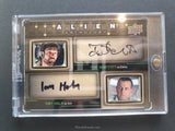 Alien Anthology Upper Deck Dual Autograph Trading Card Tom Skerritt and Ian Holm Front