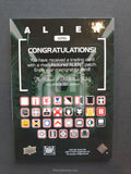 Alien Movie 2017 Upper Deck Semiotic Patch Memorabilia Trading Card SP15 Back