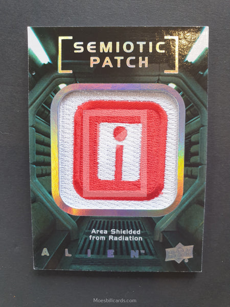 Alien Movie 2017 Upper Deck Semiotic Patch Memorabilia Trading Card SP15 Front