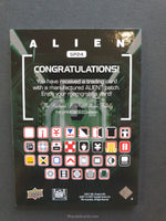 Alien Movie 2017 Upper Deck Semiotic Patch Memorabilia Trading Card SP24 Back