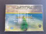 Arrow Season 4 Wardrobe Trading Card M10 Back