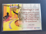 2005 Charlie and the Chocolate Factory Mrs Gloop Costume Trading Card Back