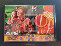 2005 Charlie and the Chocolate Factory Mrs Gloop Costume Trading Card Front