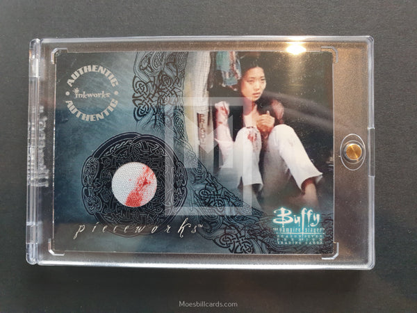 Buffy Season 7 Inkworks Pieceworks Trading Card PW-8 Rachel Blood Front