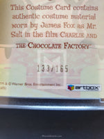 Charlie and the Chocolate Factory Artbox Costume Card Mr Salt Tie Number 165