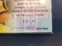 Charlie and the Chocolate Factory Artbox Costume Trading Card Oompa Loompa Number 240