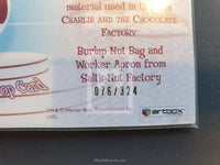 Charlie and the Chocolate Factory Artbox Prop Card Brulap NutBag Worker Apron Number 324
