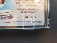 Charlie and the Chocolate Factory Artbox Prop Card Chilli Chocolate Creme Candy Wrapper Number 70