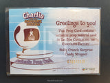 Charlie and the Chocolate Factory Artbox Prop Card Nutty Crunch Surprise Candy Wrapper Back 2330