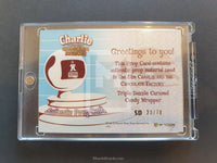 Charlie and the Chocolate Factory Artbox Prop Card Triple Dazzle Caramel Candy Wrapper Back 70