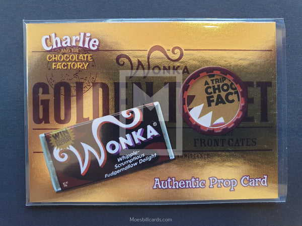 Charlie and the Chocolate Factory Artbox Prop Card Whipple Scrumptious Fudgemellow Delight Candy Wrapper Front 1530