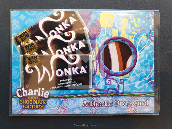 Charlie and the Chocolate Factory Artbox Prop Card Whipple Scrumptious Fudgemellow Delight Candy Wrapper Front 190