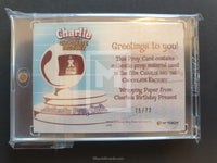 Charlie and the Chocolate Factory Artbox Prop Card Wrapping Paper from Charlies Birthday Present Candy Wrapper Back 72