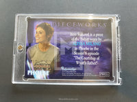 2005 Inkworks Charmed Conversations PWCC1 Phoebe Pieceworks Trading Card - Alyssa Milano Back
