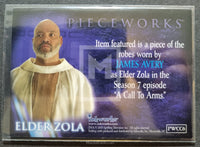 Charmed Conversations Inkworks Pieceworks Trading Card PWCC6 James Avery Elder Zola Front Back
