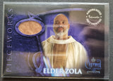 Charmed Conversations Inkworks Pieceworks Trading Card PWCC6 James Avery Elder Zola Front Brown Swatch