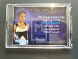 2005 Inkworks Charmed Conversations PWCC7 Phoebe Pieceworks Trading Card - Alyssa Milano Back