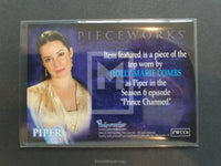 2005 Inkworks Charmed Conversations PWCC8 Piper Pieceworks Trading Card - Holly Marie Combs - Back