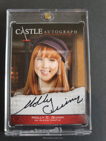 2014 Castle Season 3 & 4 Molly C Quinn A02 Autograph Trading Card Front