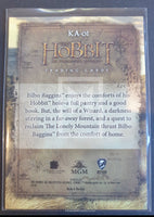 Cryptozoic The Hobbit An Unexpected Journey Lenticular KA-01 3d Poster Insert Chase Trading Card Back