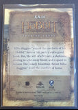 Cryptozoic The Hobbit An Unexpected Journey Lenticular KA-01 3d Poster Insert Chase Trading Card Back