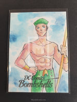 DC Bombshells Sketch Trading Card Front