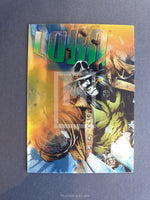 DC Legends Power Chrome Premiere Edition Hard Hitters Insert Trading Card Lobo H9 Front