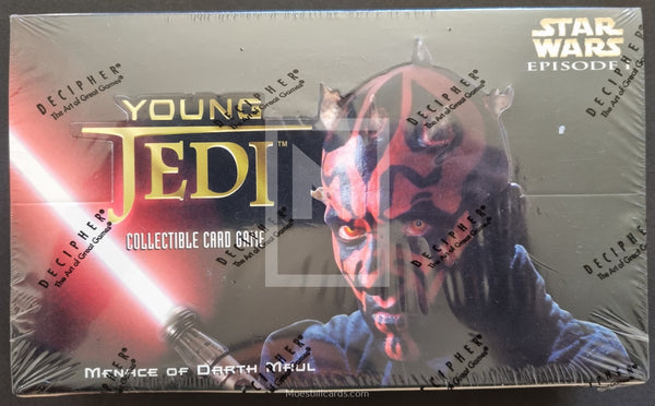 Decipher Star Wars Episode 1 TCG Young Jedi Menace of Dark Maul Trading Card Box Front