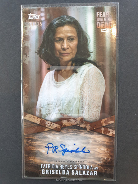 Fear The Walking Dead Salazar Autograph Trading Card Front