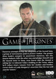 2014 Game of Thrones Season 3 Foil Parallel Trading Card 22 Back