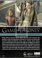 2014 Game of Thrones Season 3 Foil Parallel Trading Card 23 Back