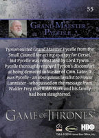 2014 Game of Thrones Season 3 Foil Parallel Trading Card 55 Back