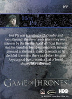 2014 Game of Thrones Season 3 Foil Parallel Trading Card 69 Back