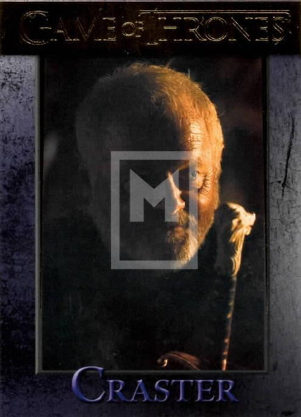 2014 Game of Thrones Season 3 Gold Parallel Trading Card 85 Front