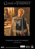 2014 Game of Thrones Season 3 The Quotable Insert Trading Card Q24 Back
