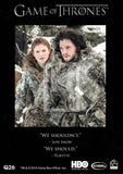 2014 Game of Thrones Season 3 The Quotable Insert Trading Card Q26 Back