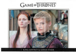 2014 Game of Thrones Season 3 Insert Relationships Trading Card DL5 Front King Joffrey & Sansa Stark