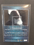      Game of Thrones Season 3 Stahl Blue Autograph Trading Card Back